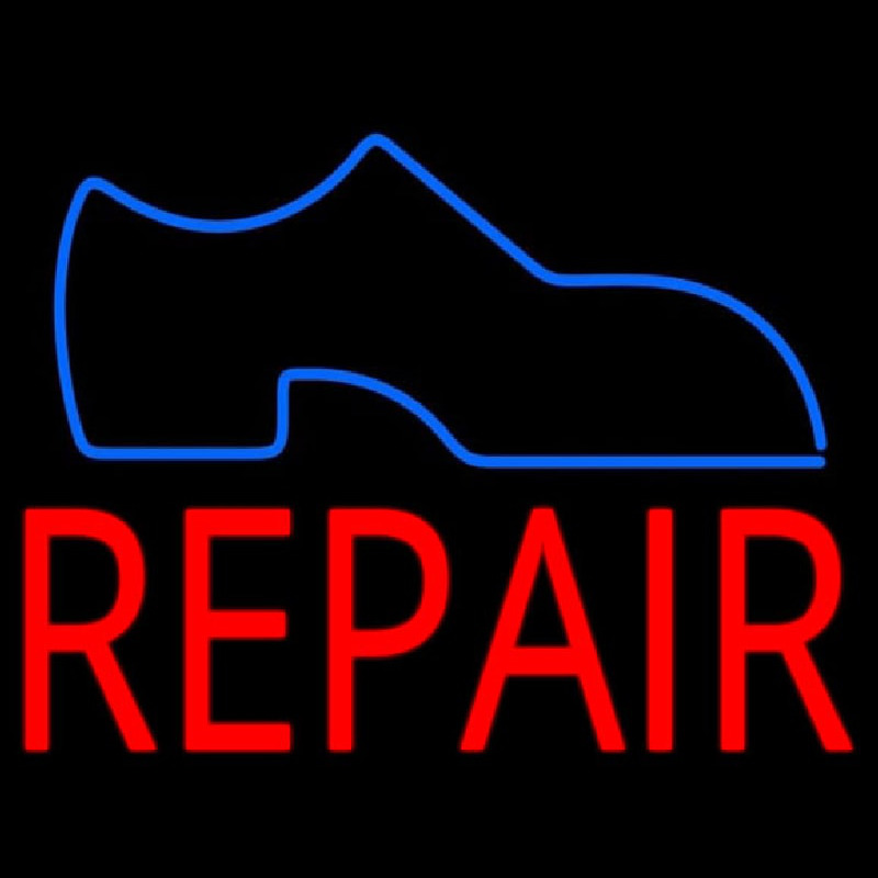 Shoe Logo Repair Enseigne Néon