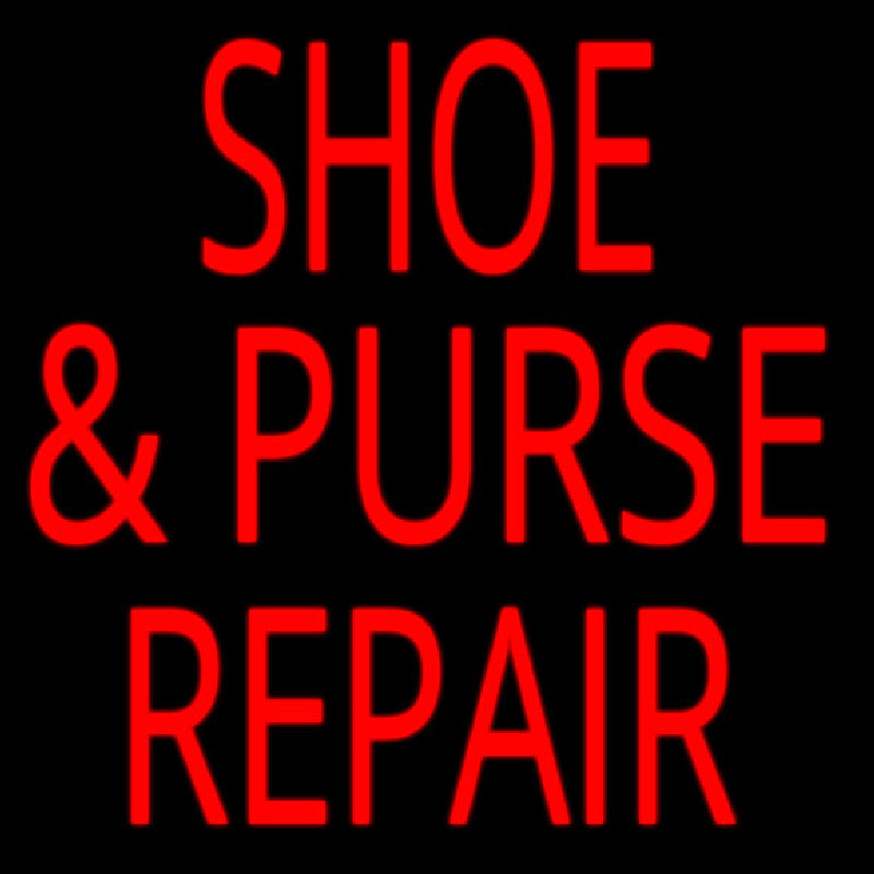 Shoe Purse Repair Enseigne Néon