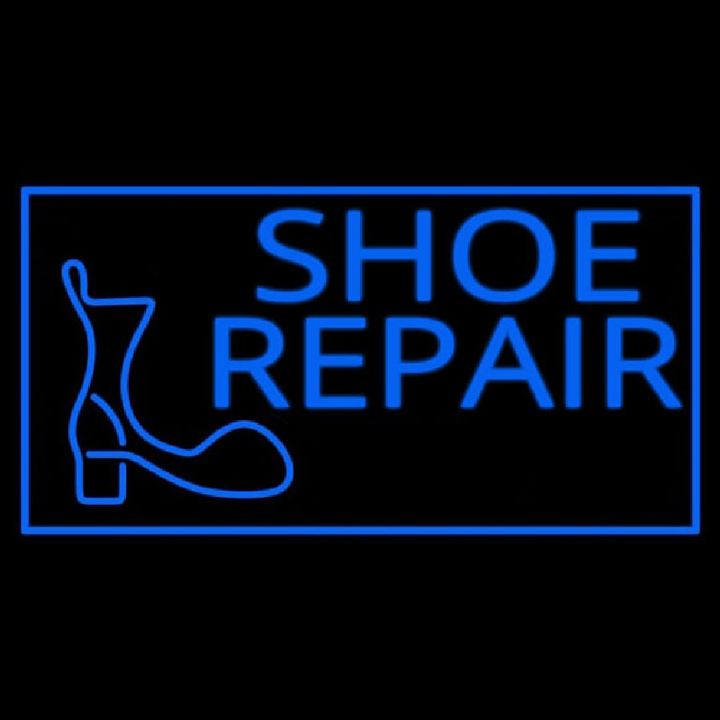 Shoe Repair Logo Enseigne Néon