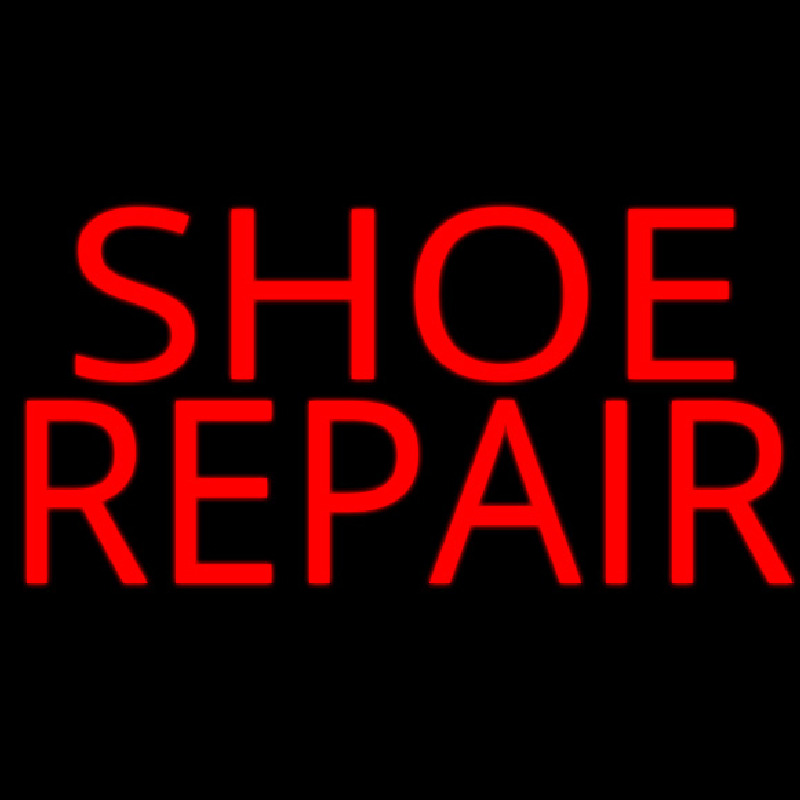 Shoe Repair Red Enseigne Néon