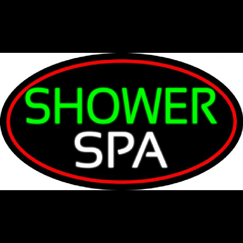 Shower Spa Enseigne Néon