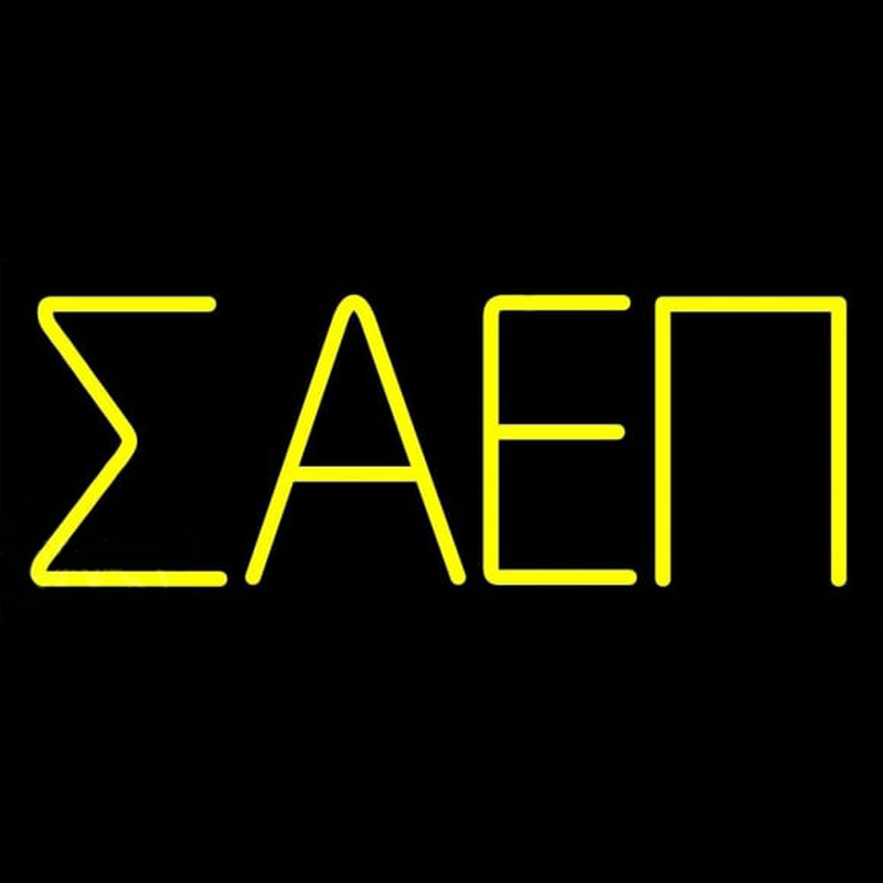 Sigma Alpha Epsilon Pi Enseigne Néon