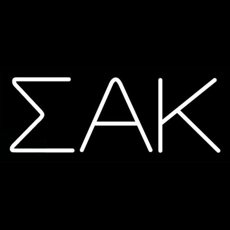 Sigma Alpha Kappa Enseigne Néon