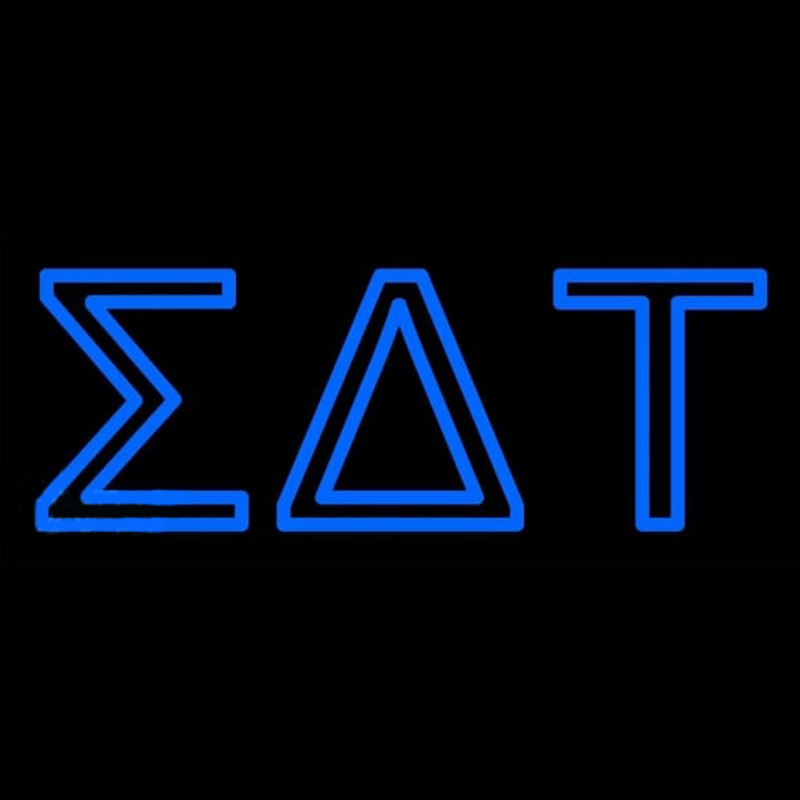 Sigma Delta Tau Enseigne Néon