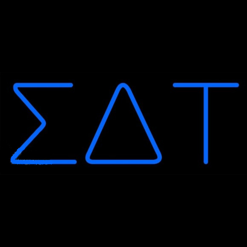 Sigma Delta Tau Enseigne Néon