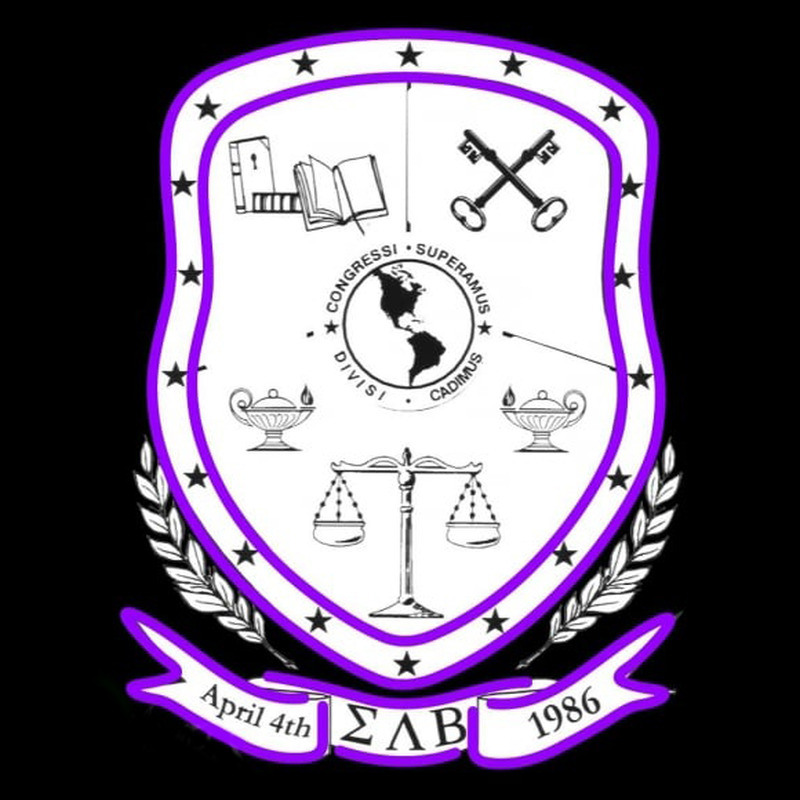 Sigma Lambda Beta Chapters Logo Enseigne Néon