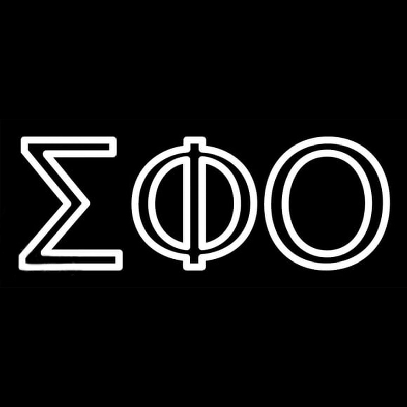 Sigma Phi Omicron Enseigne Néon