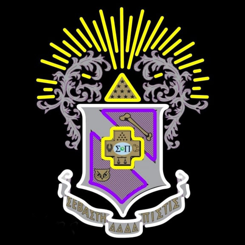 Sigma Pi Chapters Logo Enseigne Néon