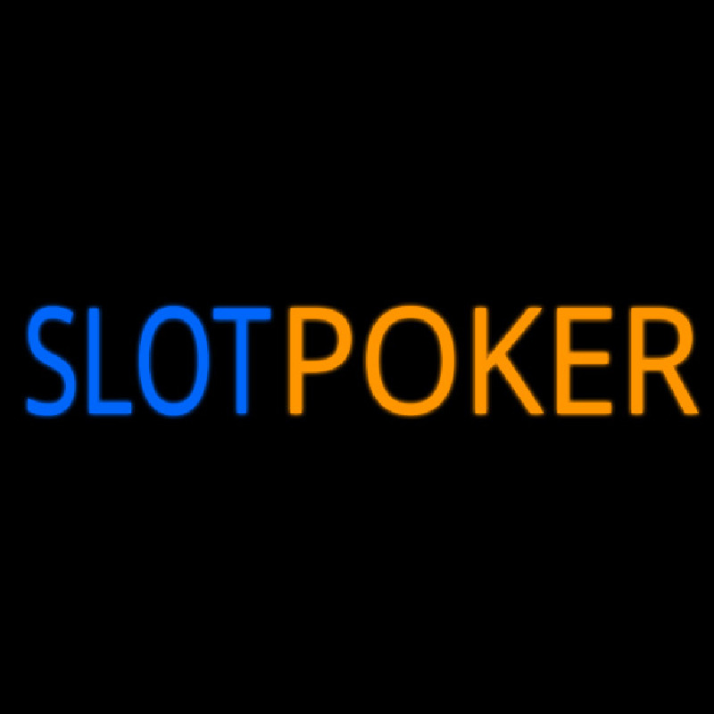 Slot Poker 2 Enseigne Néon