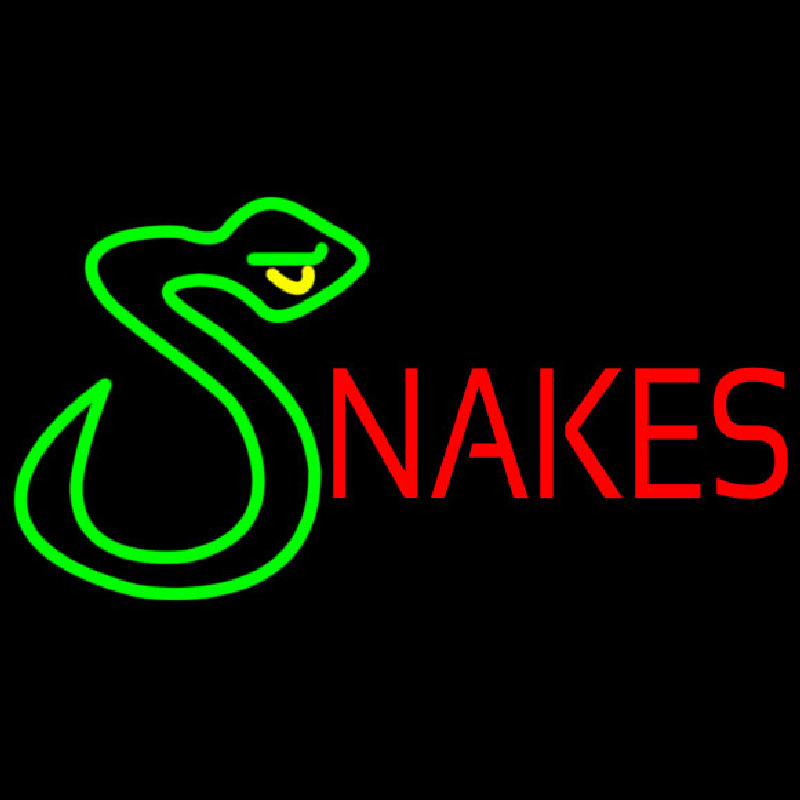 Snakes With Logo Enseigne Néon