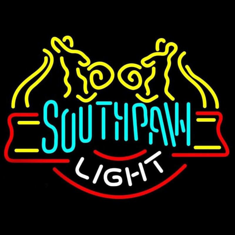 Southpaw Kangaroos Beer Sign Enseigne Néon