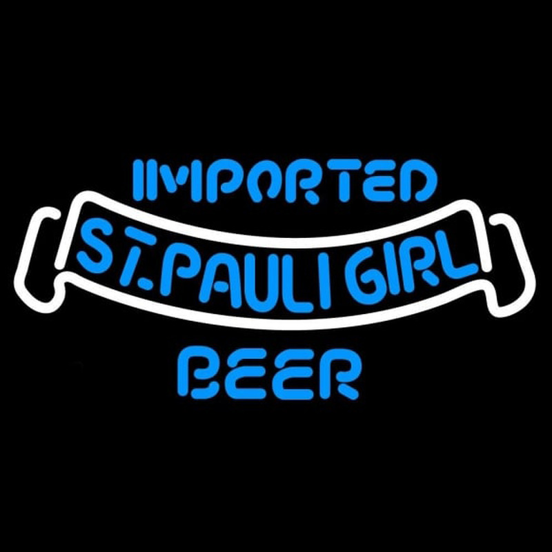 St  Pauli Girl Bier Beer Sign Enseigne Néon