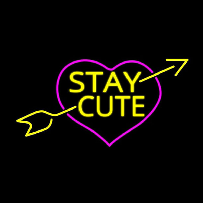 Stay Cute Enseigne Néon