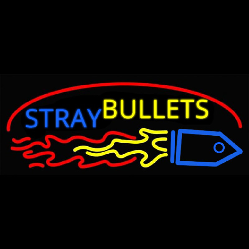 Stray Bullets Enseigne Néon