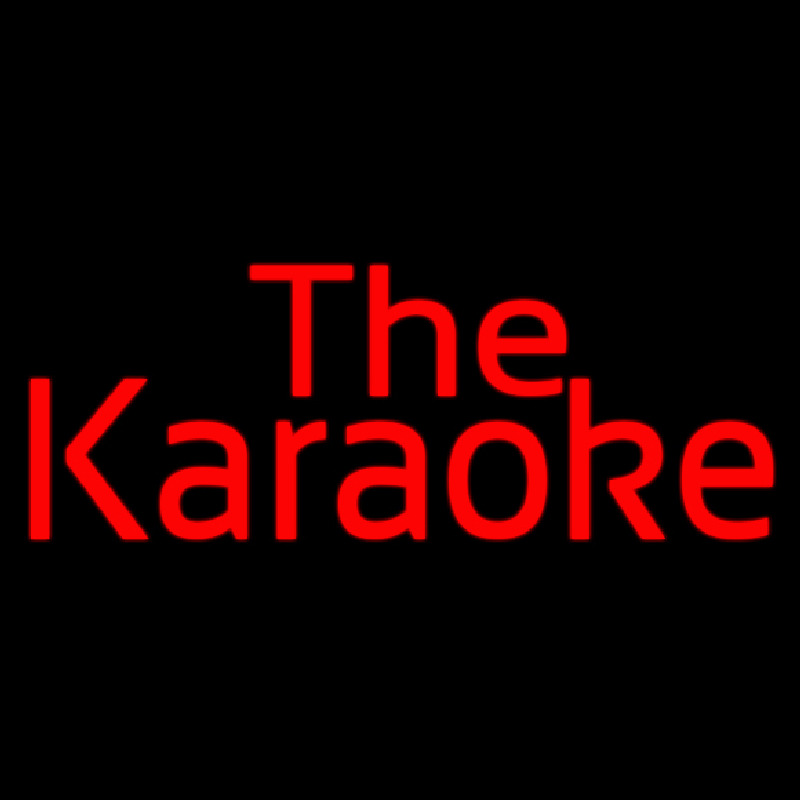 The Karaoke Enseigne Néon