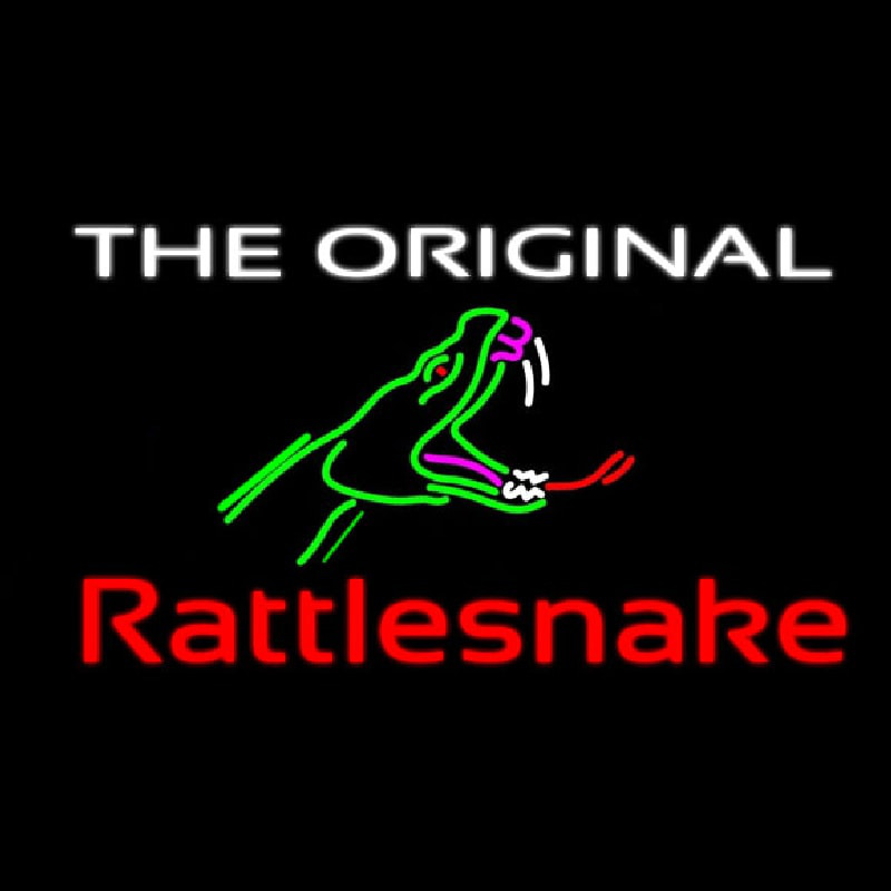 The Original Rattlesnake Enseigne Néon