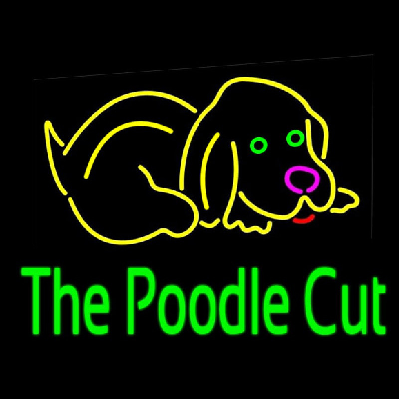 The Poodle Cut 1 Enseigne Néon