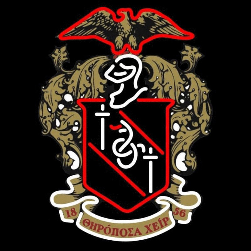 Theta Chi Chapters Logo Enseigne Néon