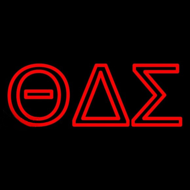 Theta Delta Sigma Enseigne Néon