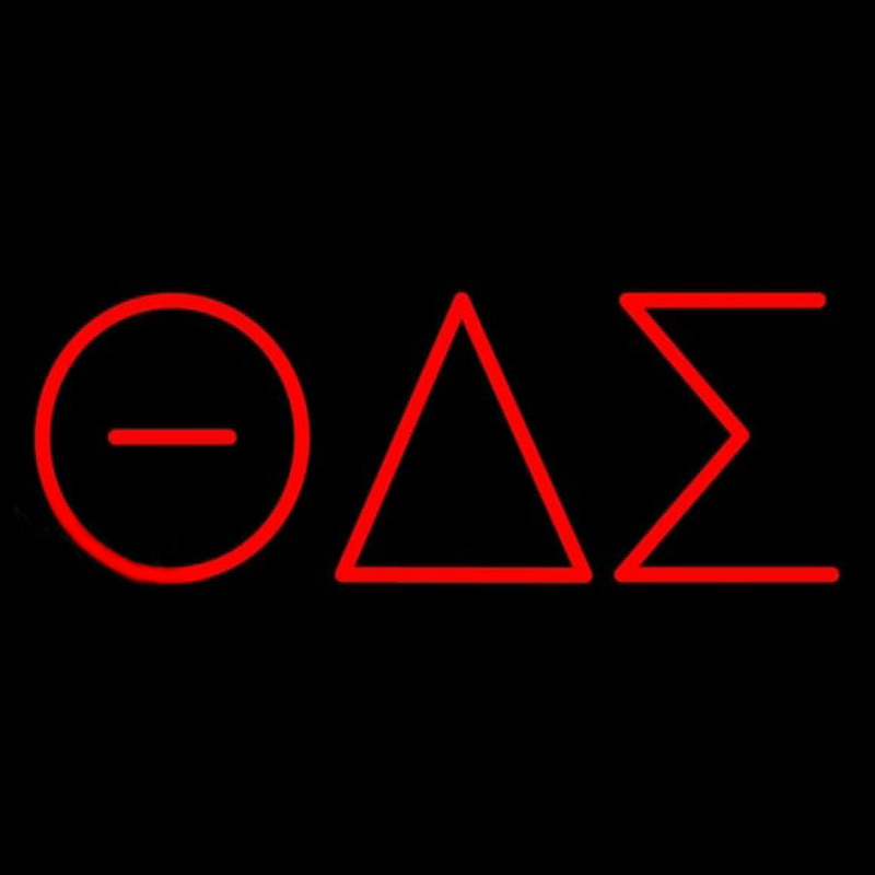 Theta Delta Sigma Enseigne Néon