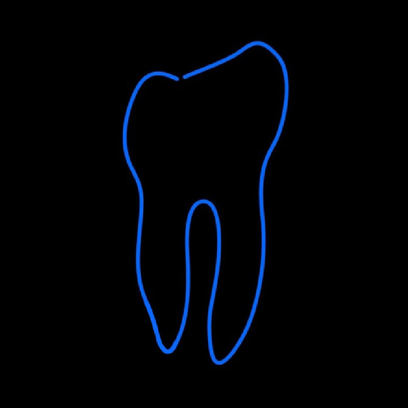 Tooth Logo Enseigne Néon