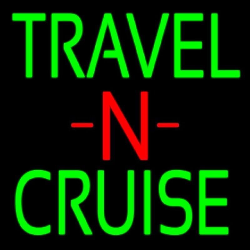 Travel N Cruise Enseigne Néon