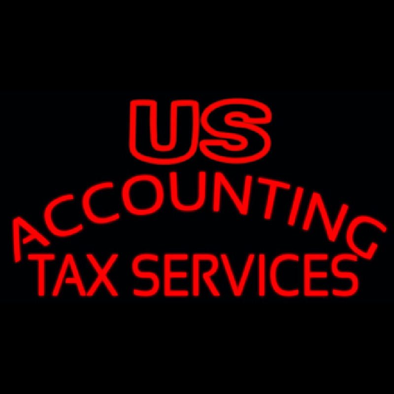 Us Accounting Ta  Service Enseigne Néon