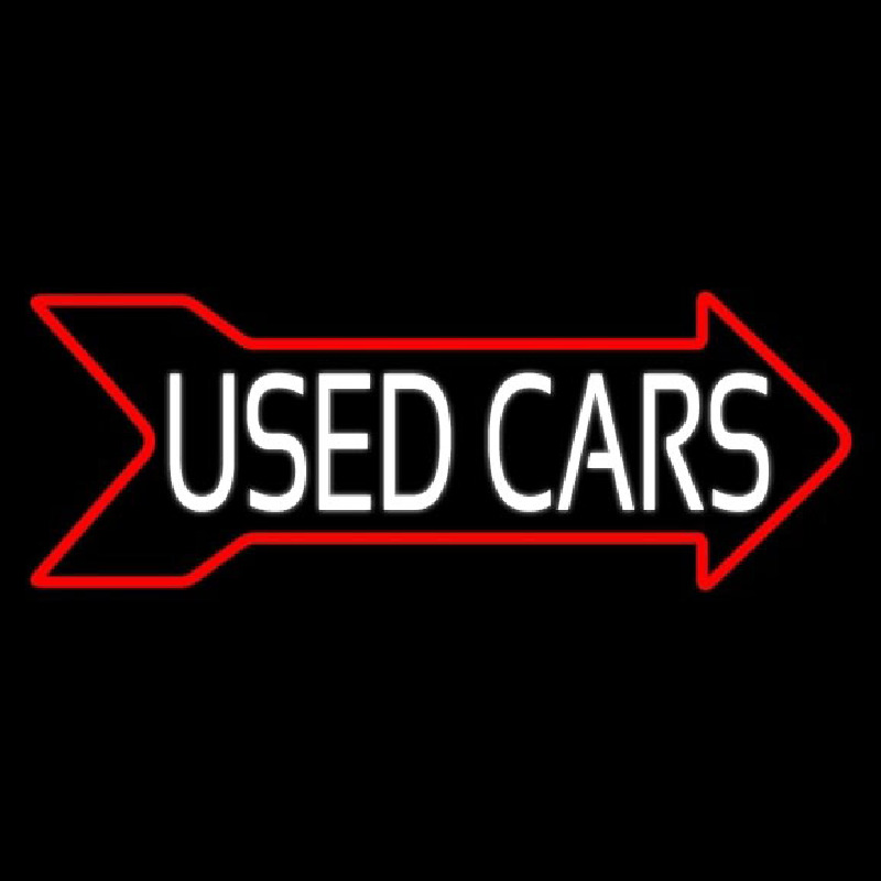 Used Cars Arrow Enseigne Néon