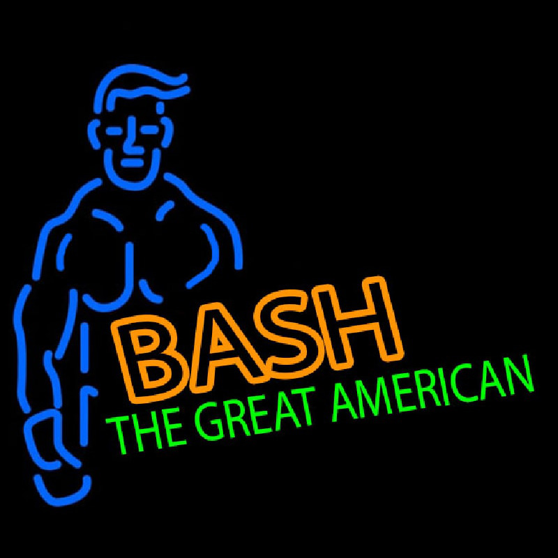 WWE The great American bash Enseigne Néon