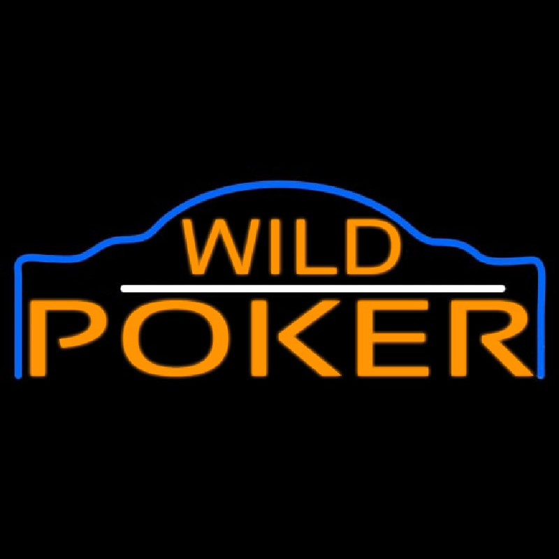 Wild Poker 3 Enseigne Néon