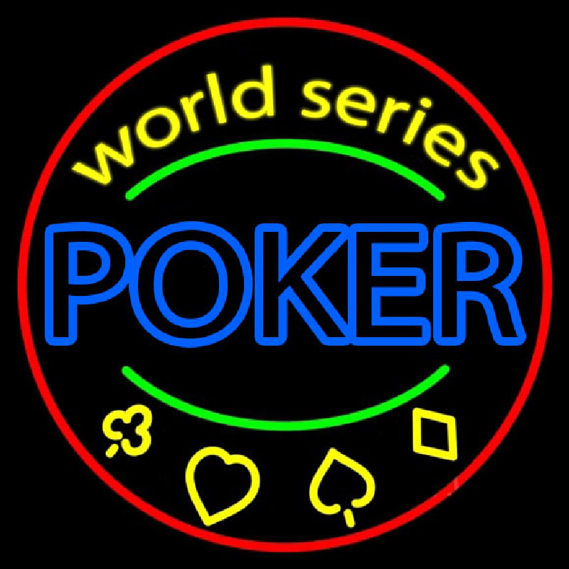 World Series Of Poker 2 Enseigne Néon