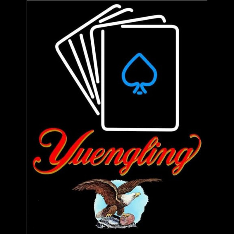 Yuengling Cards Beer Sign Enseigne Néon