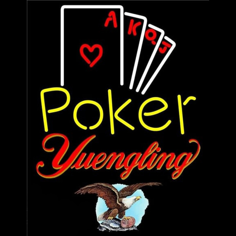 Yuengling Poker Ace Series Beer Sign Enseigne Néon