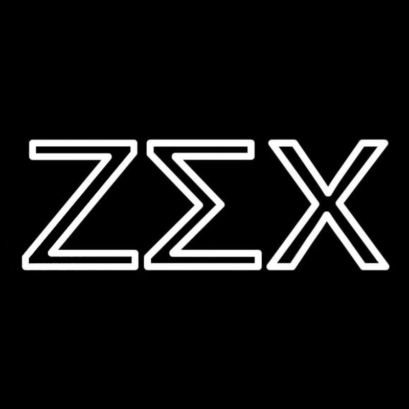 Zeta Sigma Chi Enseigne Néon