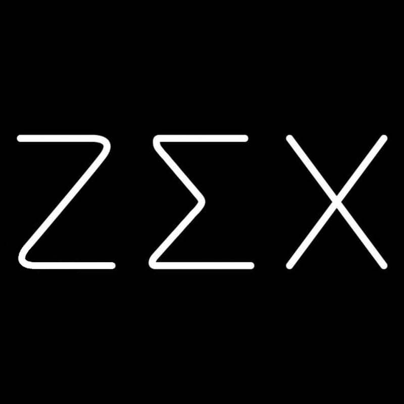 Zeta Sigma Chi Enseigne Néon