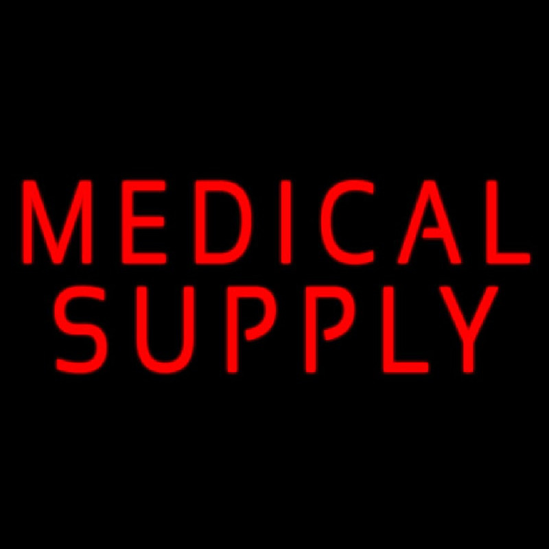 Red Medical Supply Enseigne Néon