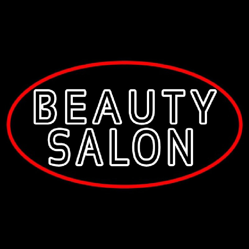 Double Stroke Beauty Salon Enseigne Néon