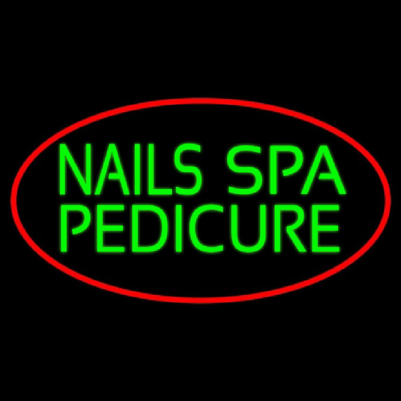 Nails Spa Pedicure Enseigne Néon