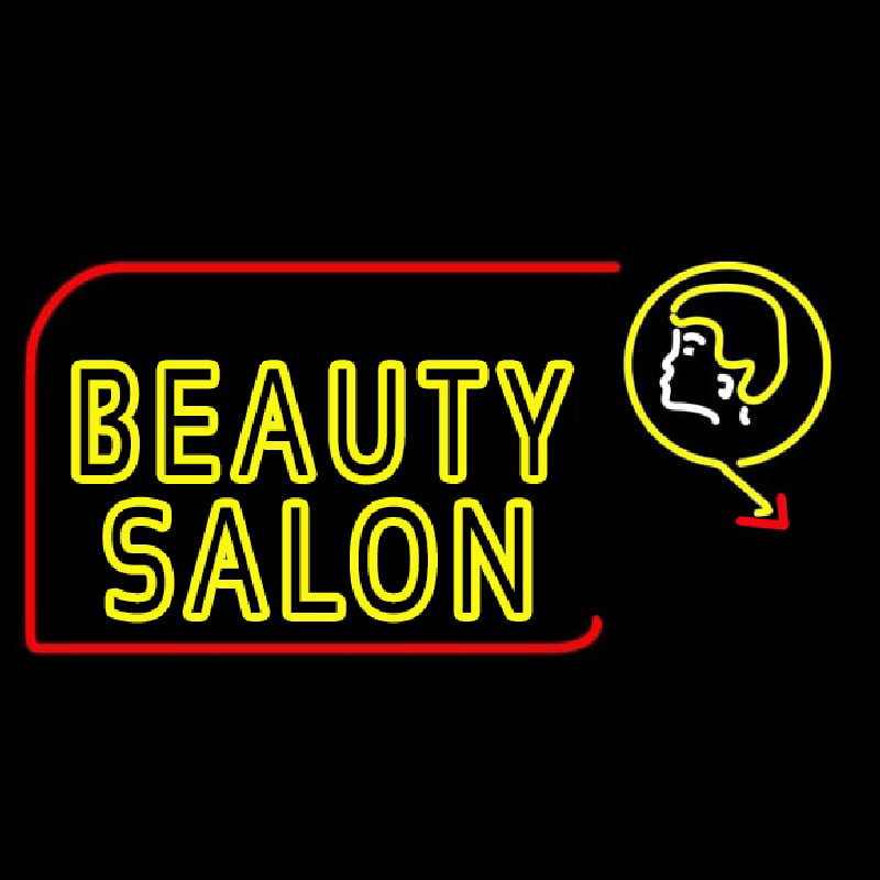 Double Stroke Beauty Salon Enseigne Néon