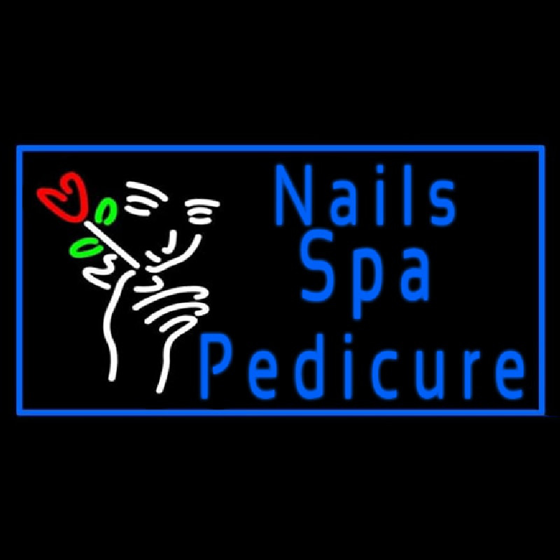 Nails Spa Pedicure Enseigne Néon