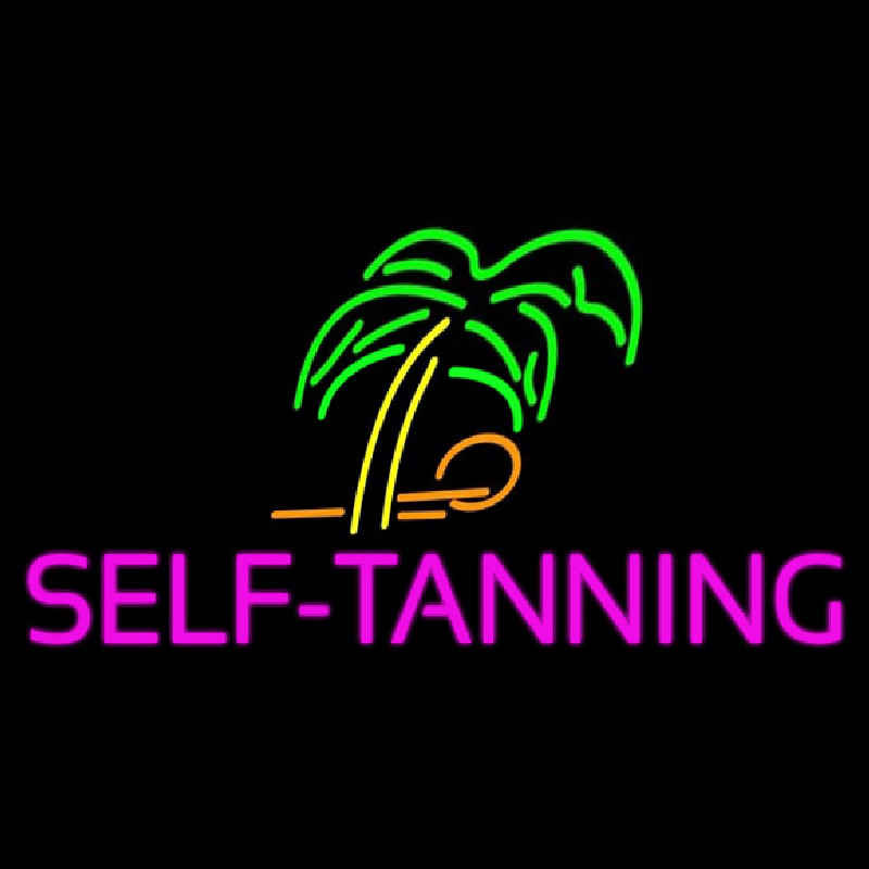 Self Tanning Enseigne Néon