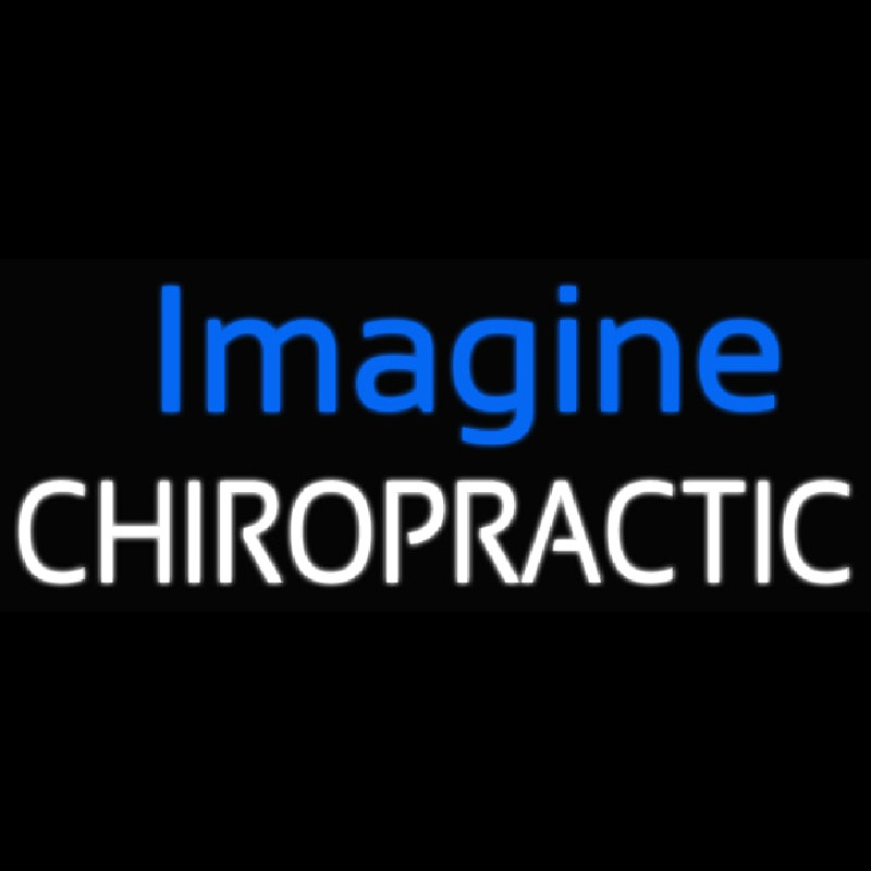 Imagine Chiropractic Enseigne Néon