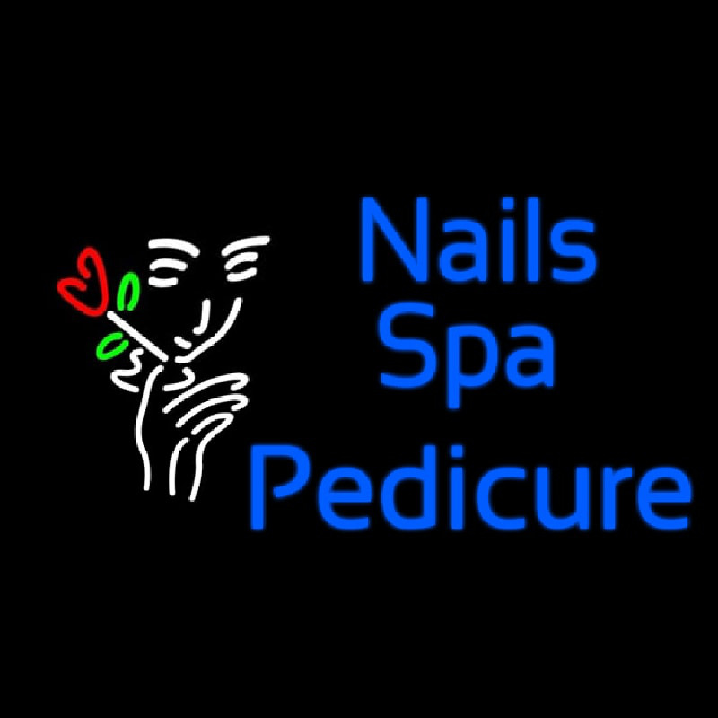 Nails Spa Pedicure Enseigne Néon