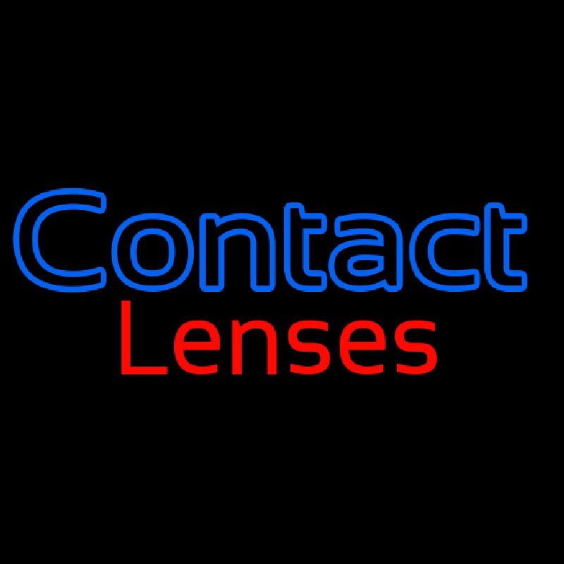 Contact Lenses Enseigne Néon