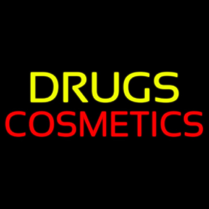 Drugs Cosmetics Enseigne Néon