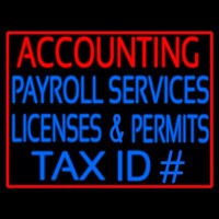 Accounting Payroll Enseigne Néon