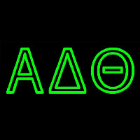 Alpha Delta Theta Enseigne Néon