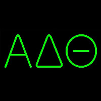 Alpha Delta Theta Enseigne Néon