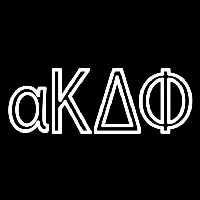 Alpha Kappa Delta Phi Enseigne Néon