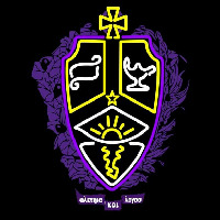 Alpha Kappa Lambda Logo Enseigne Néon